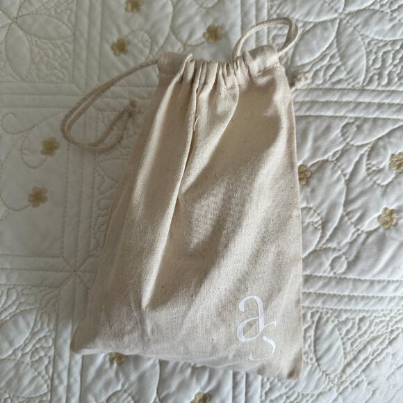 akua Women's Beaded Triangle Bikini Top in Cream - Picture 5 of 5